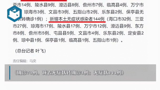 4月1日海南省新增8例本土确诊病例和6例本土无症状感染者